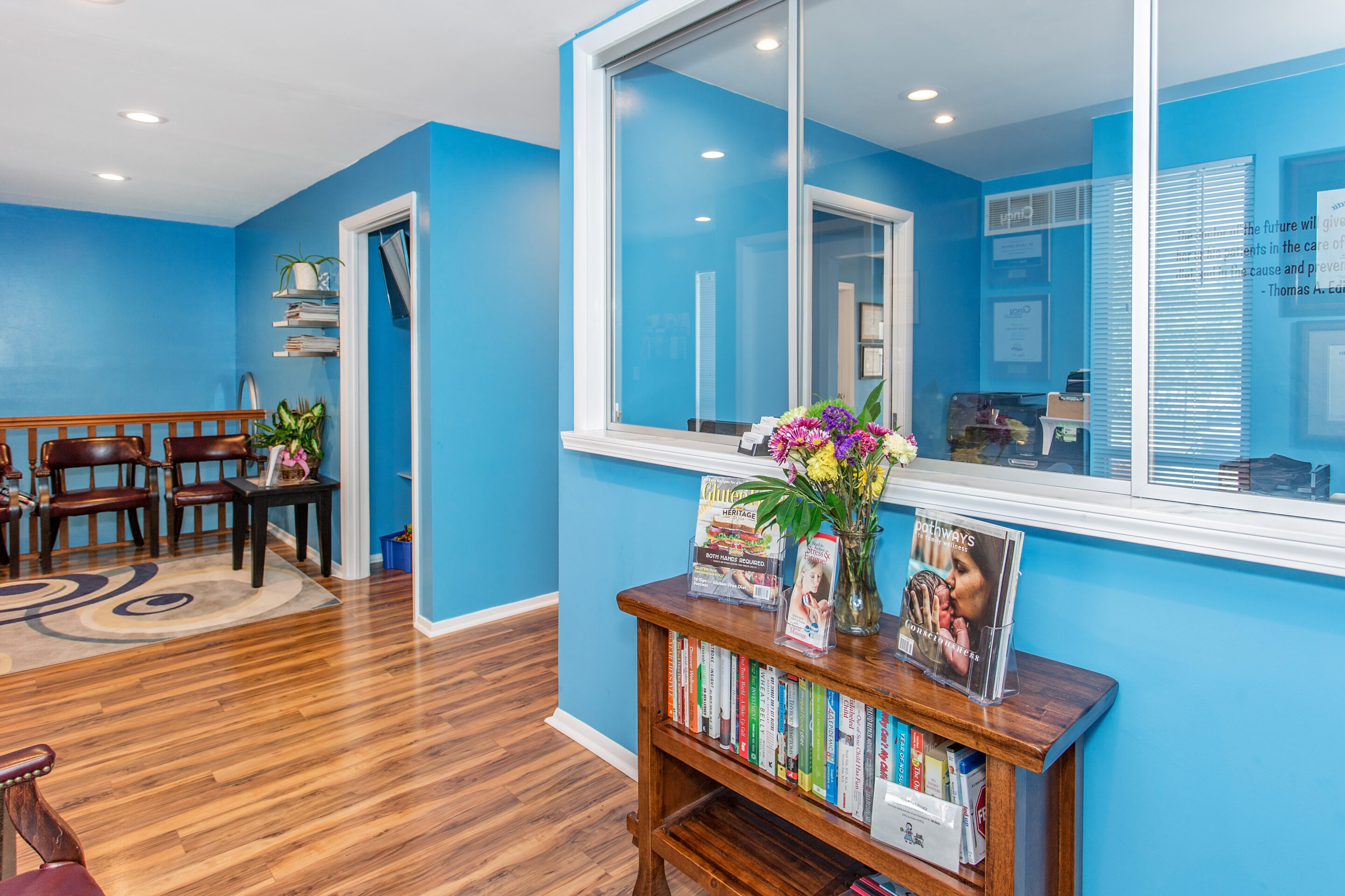 Apex Chiropractic reception area